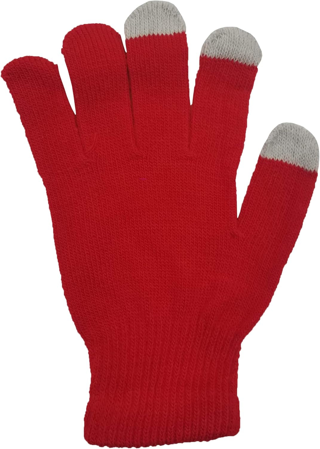 Winter Magic Gloves, 12 Pairs Stretchy Warm Knit Bulk Pack Mens Womens