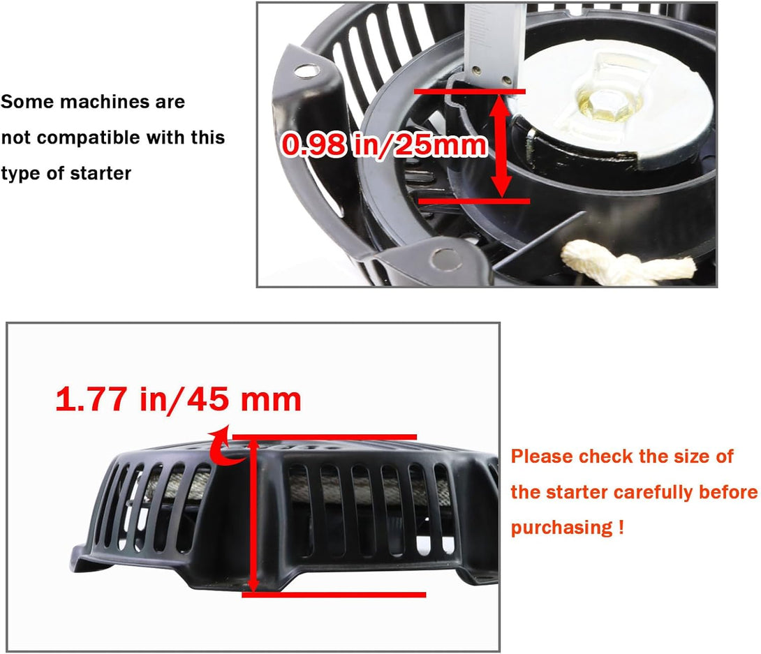 590607 Pull Start Assembly Recoil Starter 163Cc 208Cc 797276 for Generator Pressure Washer Parts with Pull Rope