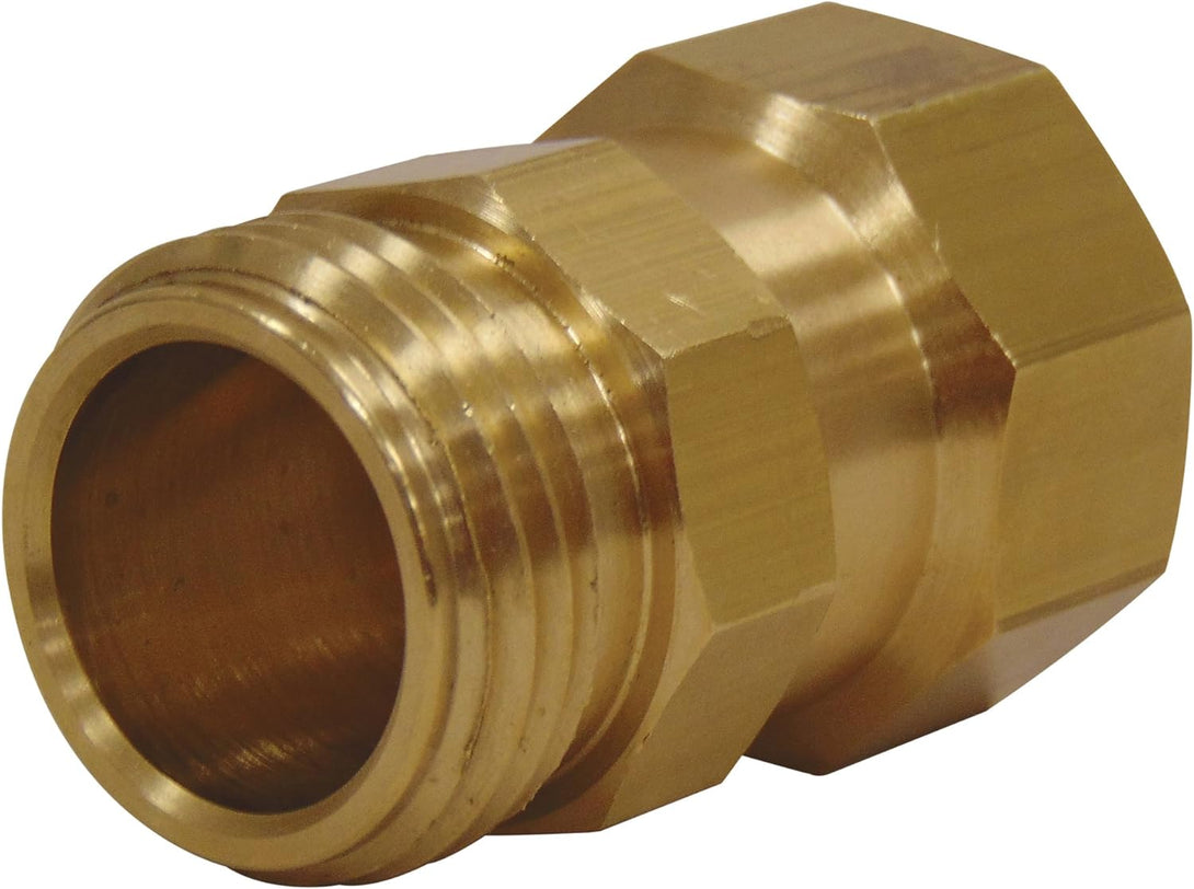 Dramm Brass Hose Swivel to Freely Move Hose and Wand Independently, No Kinking or Fighting with Hose, Brass