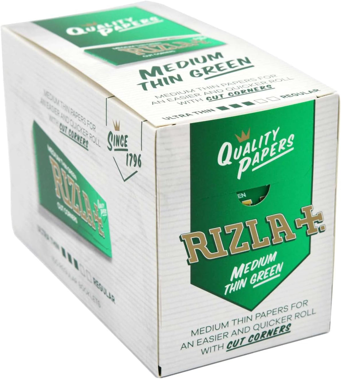 Rizla Green Cigarette Rolling Papers 100 Booklets