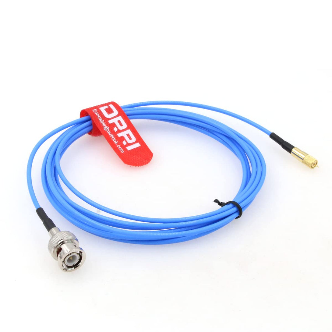 DRRI BNC Male to 10-32 UNF Microdot Male Acceleration Sensor Vibration Sensor Test Cable (BNC-M5, 1M / 39Inch)