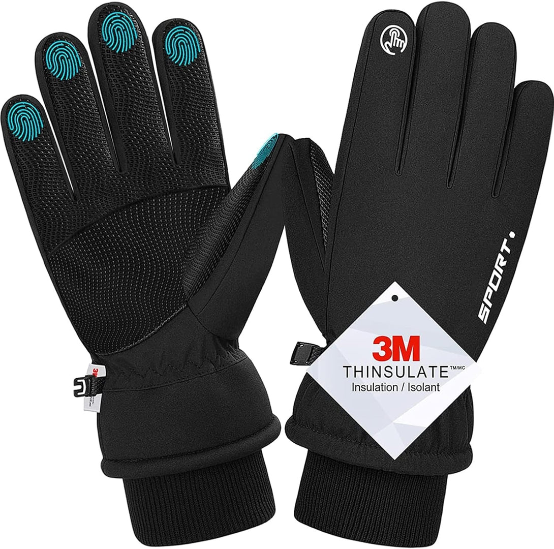 Winter Touchscreen Gloves - Cold Weather Windproof Warm Thermal for Running Cycling Outdoor Activities for Men and Women