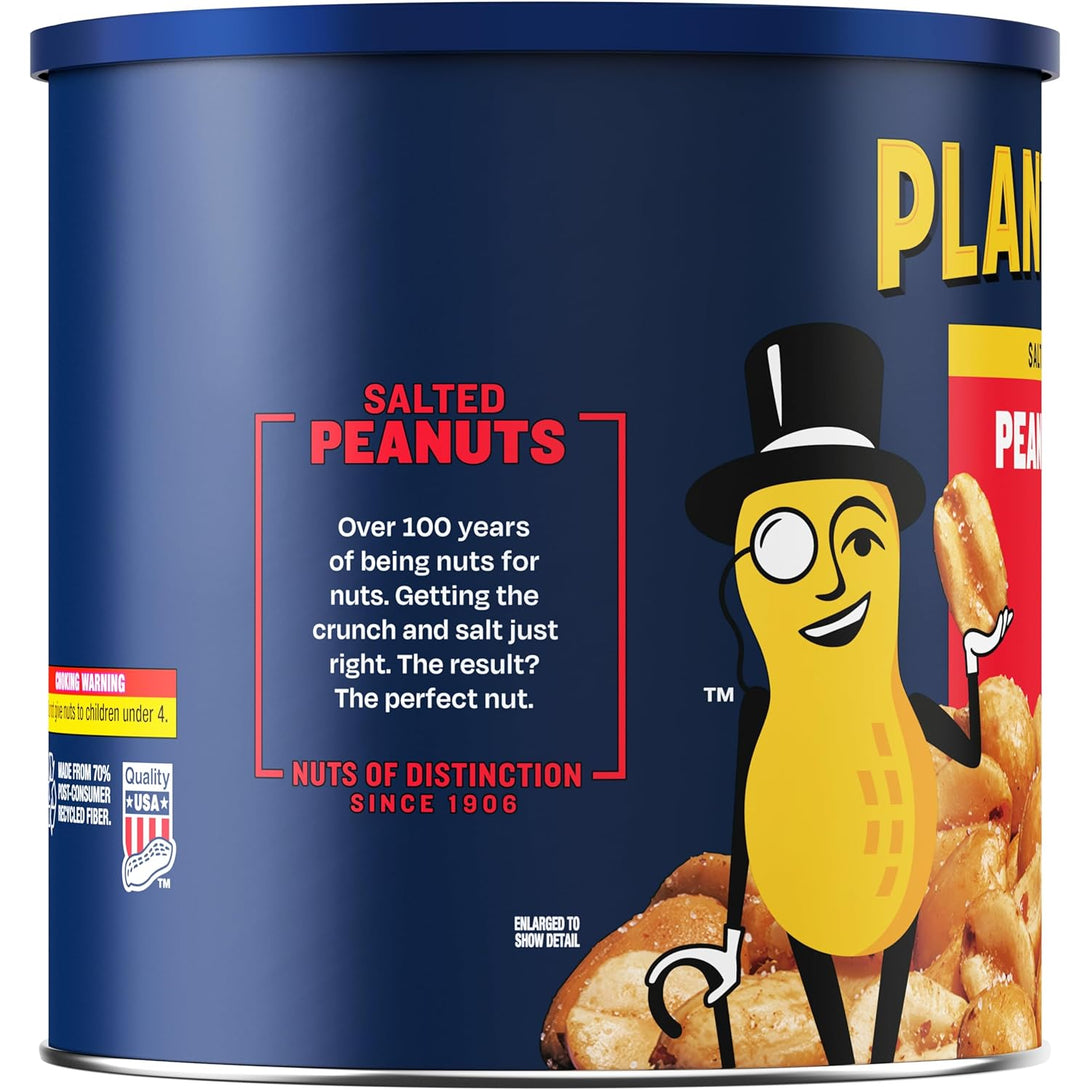 Planters Salted Peanuts (56 Oz Canister)