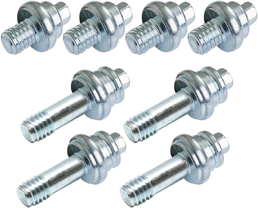 3/8" Side Post Battery Terminal Bolt, Ampper Standard Battery Side Post Extender Stud Compatible with GM Post, 2 Different Lengths (4 Pairs, Pack of 8)