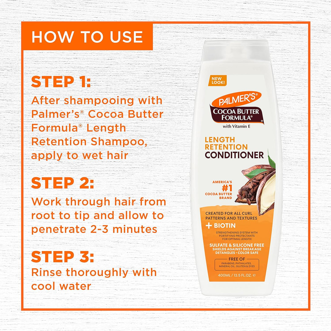 Palmer'S Cocoa Butter & Biotin Length Retention Conditioner, 13.5 Ounce