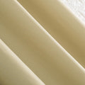 Sun Zero Cooper Thermal Insulated Energy Efficient Grommet Curtain Panel, 40" x 63", Flax Flax Gold 40"W x 63"L (Pack of 1)