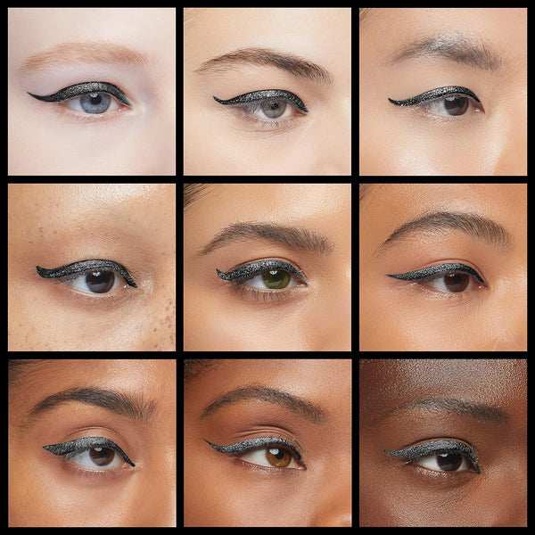 Waterproof Eyeliner Stamp - 2 Wingliner Black Make up Pens, Vamp Style Wing, Smudgeproof & Sweatproof, Perfect Cat Eye Look, Long Lasting Liquid