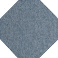 Unique Loom Outdoor Solid Collection Area Rug (5' Octagon Blue/Navy Blue)