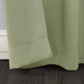 Sun Zero Easton Energy Saving Blackout Grommet Curtain Panel, 40" x 84", Sage Green 1 Sage Green 40"W x 84"L (Pack of 1)
