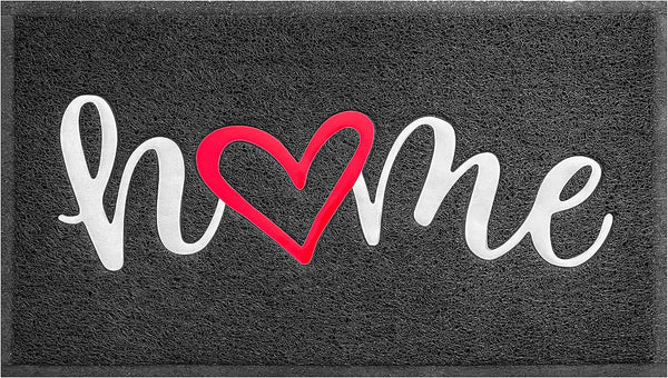 EARTHALL Door Mat Outside Inside Home Doormat, 30"x17.5", Durable Floor Mat Non Slip Mat Ultra Absorb Mud Easy Clean Front Doormat for Garage,