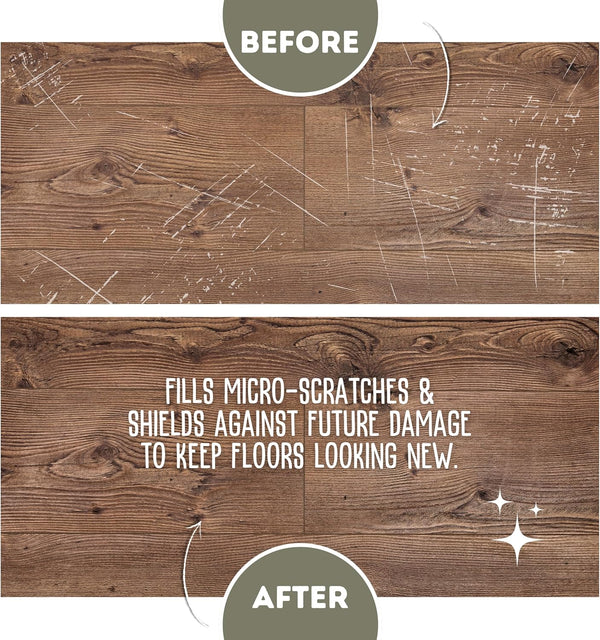 Quick Shine Multi Surface Floor Finish 27Oz, 2Pk | Cleaner & Polish to Use on Hardwood, Laminate, Luxury Vinyl Plank LVT, Tile & Stone | Safer