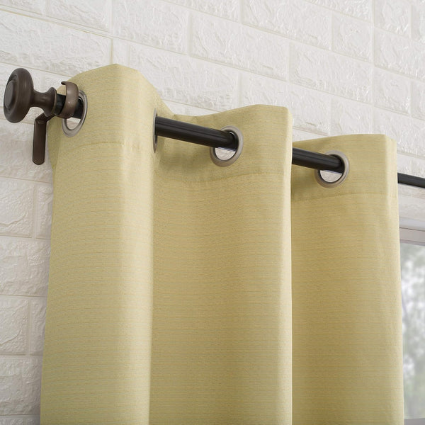 Sun Zero Cooper Thermal Insulated Energy Efficient Grommet Curtain Panel, 40" x 63", Flax Flax Gold 40"W x 63"L (Pack of 1)