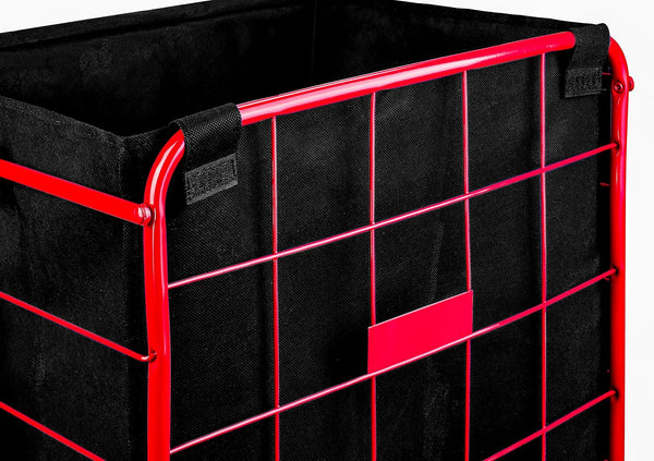 Handy Laundry Shopping Cart Liner, 18" X 15" X 24", Square Bottom, Fits Standard Shopping Cart, Cover and Adjustable Straps for Easy Secure