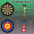 Dart Board - 12pcs Magnetic Darts - Excellent Indoor Game and Party Games - Gifts for 5 6 7 8 9 10 11 12 Year Old Boy Kids Yellow