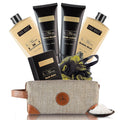 Mens Bath and Body Gift Set - Musk and Blonde Woods - Luxury Christmas, Birthday, Fathers Day Gifts from Daughter, Wife, Son for Dad, Husband -
