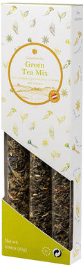 Gourmanity Japanese Loose Tea Sampler, 3 Flavors of Green Herbal Tea Mix with Floral & Fruity Notes, Great Gift for Any Tea Enthusiast, Product of