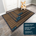 ubdyo Extra Durable Door Mat Outside Entrance (30" x 17", Bright Brown) 30" x 17" (Rectangular) Bright Brown