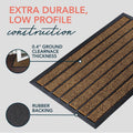 ubdyo Extra Durable Door Mat Outside Entrance (30" x 17", Bright Brown) 30" x 17" (Rectangular) Bright Brown