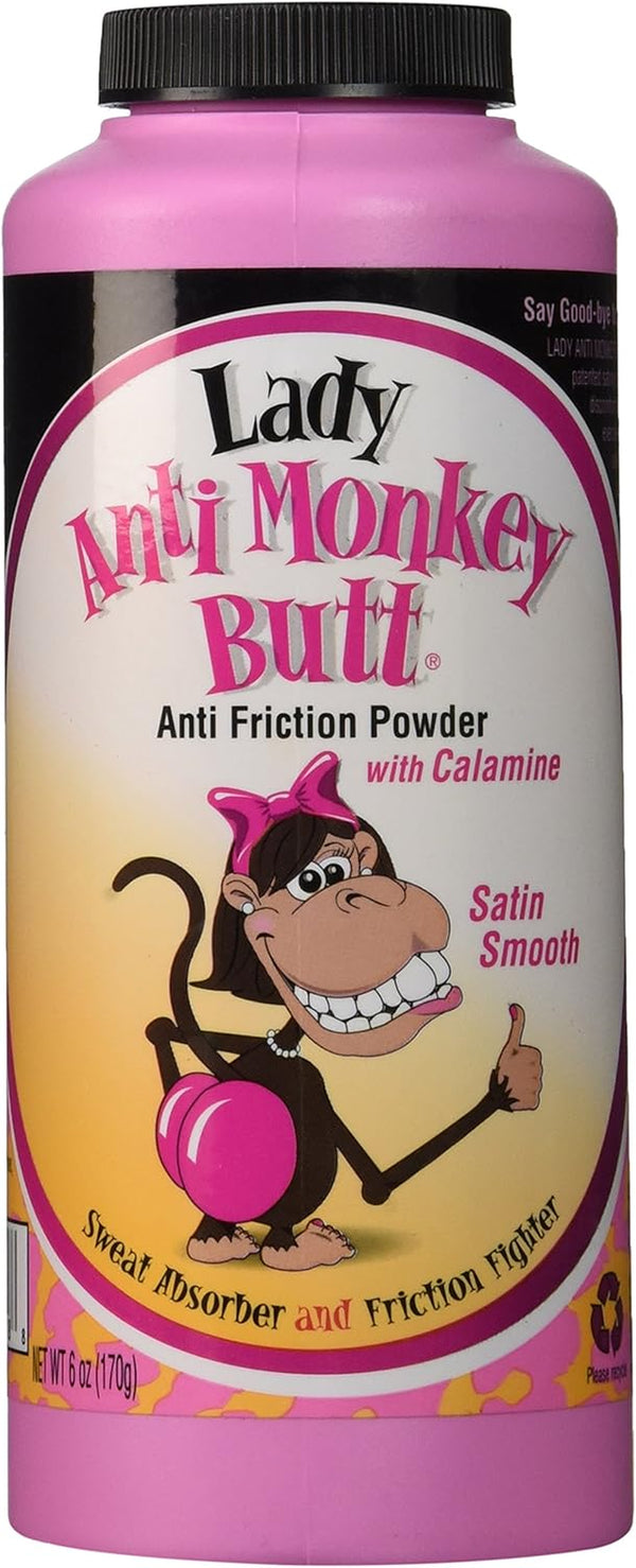 Lady Anti-Monkey Butt Powder with Cornstartch - Net Wt. 6 Oz.[Health and Beauty] [Misc.]