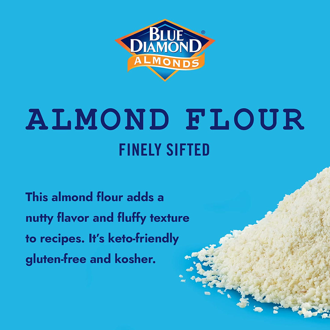 Blue Diamond Almonds Almond Flour, Gluten Free, Blanched, Finely Sifted, 48 Oz