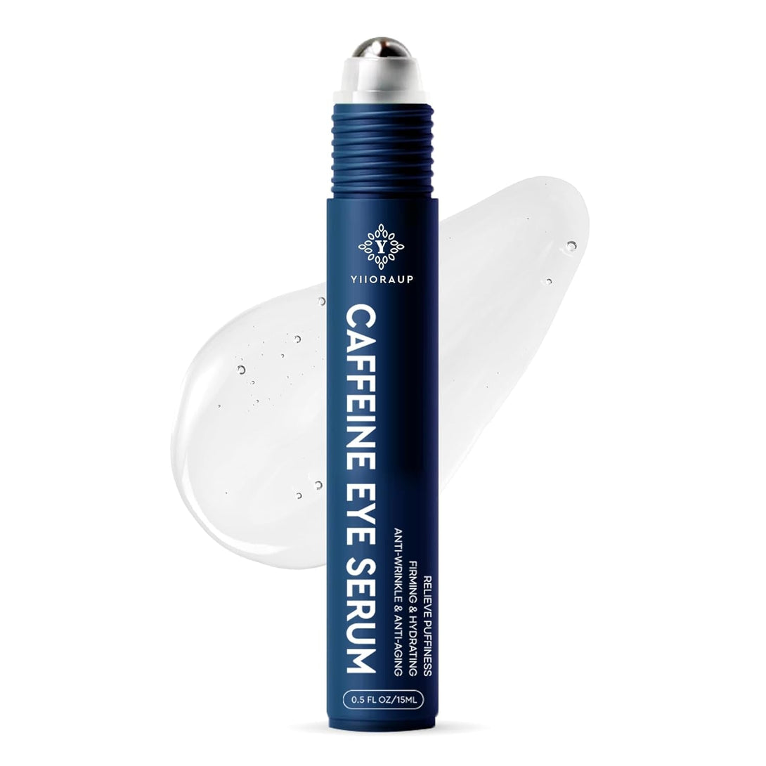 Caffeine Eye Cream for Men: under Eye Roller for Bags and Puffy Eyes Treatment - Men'S Cooling Stick and Depuffer for Dark Circles and Puffiness