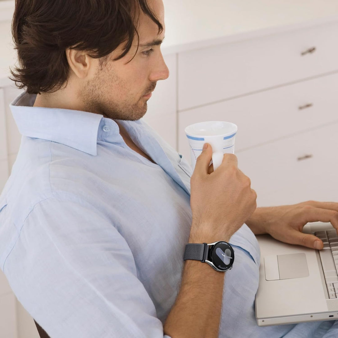 6 Pack Stretchy Bands Compatible with Samsung Galaxy Watch 7 6 5 4 40Mm 44Mm/Galaxy Watch 6 4 Classic 42Mm 46Mm 43Mm 47Mm/Galaxy 5 Pro 45Mm/Active 2, 20Mm Elastic Nylon Sport Strap for Men Women