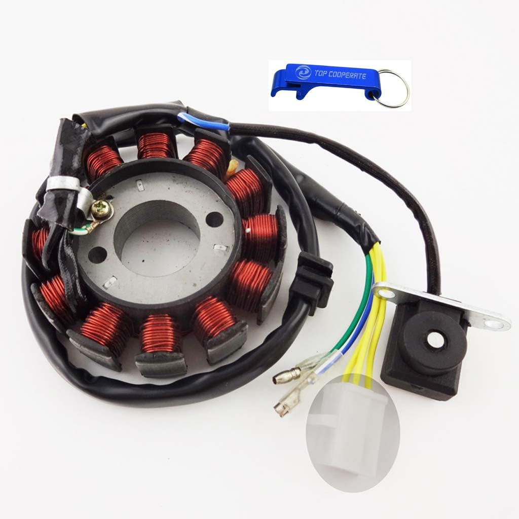 Tc-Motor 12 Coils Ignition Stator Magneto for 4 Stroke GY6 125Cc 150Cc Moped Scooter ATV Quad