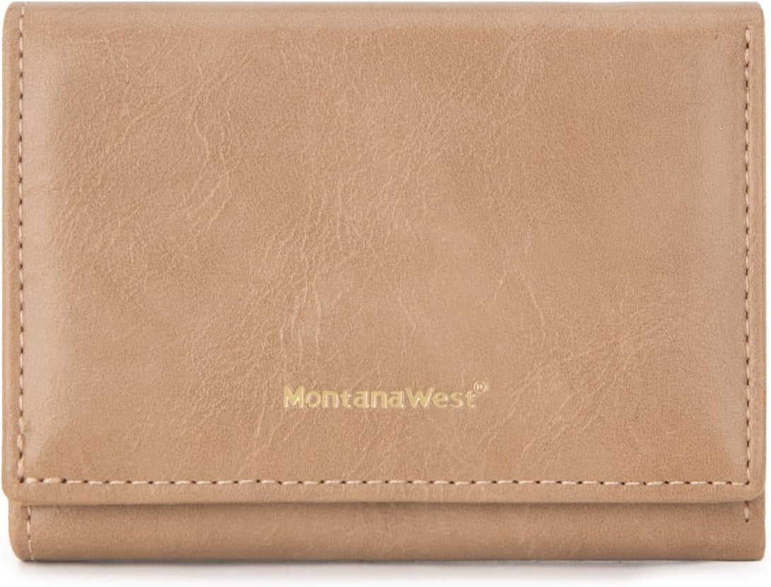 Montana West Small Women'S Wallet RFID Wallet Women Trifold Credit Card Wallet Wallets for Women 2024 with ID Window