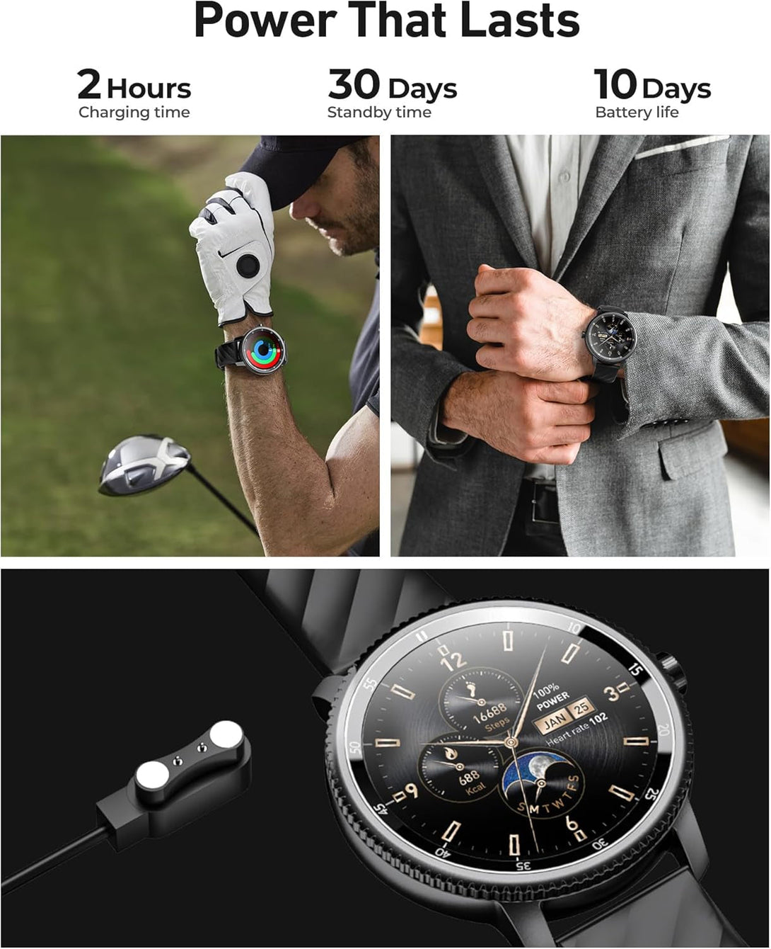 DV09 Rotatable Dial Smart Watch for Men,1.46" HD Smartwatch (Answer/Make Call),123+Sport Modes Sleep/Heart Rate/Spo2/Stress Monitoring IP67 Waterproof Fitness Watch, IOS Android Compatible (Black)