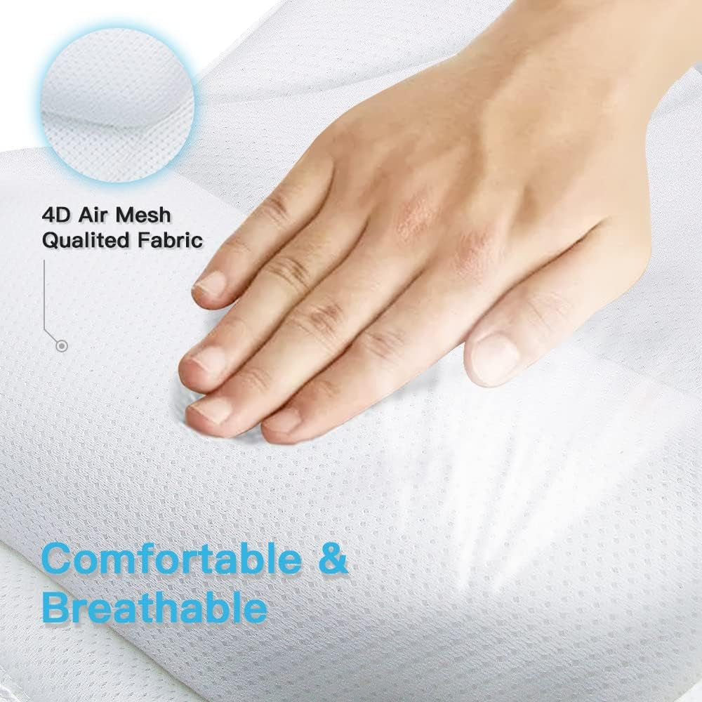 Bath Pillow for Tub Bathtub Pillow for Head and Neck 4D Air Mesh Spa Bath Tub Pillow Headrest with Non-Slip 6 Strong Suction Cups Luxury Bathtub Pillow Soaking Tub Bathroom Bath Gifts