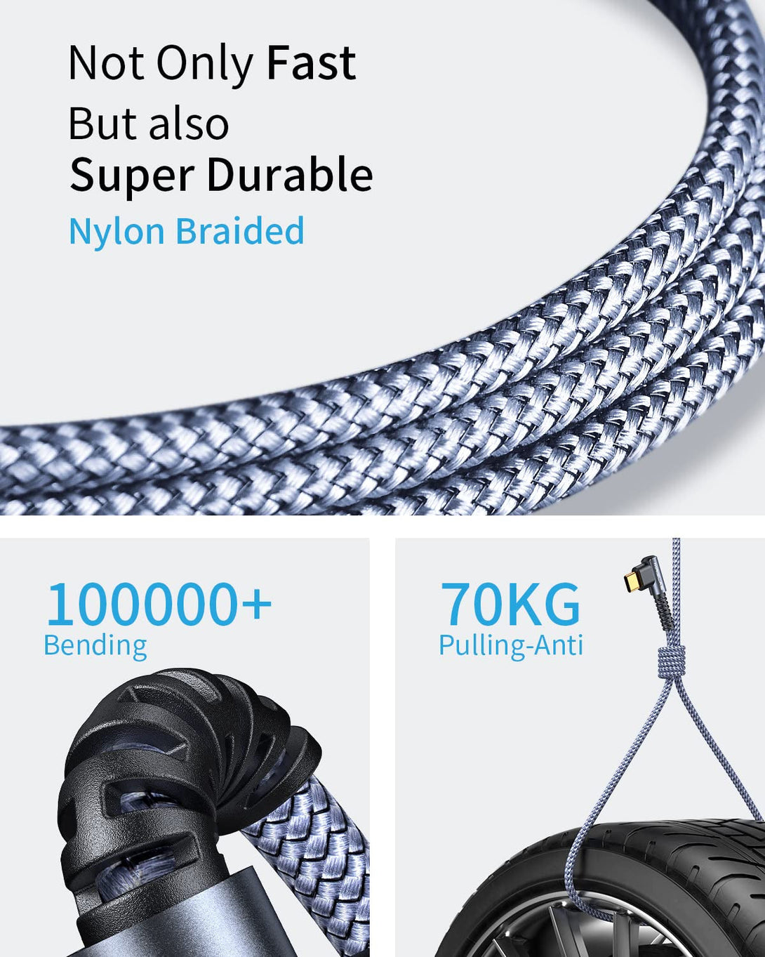 MRGLAS USB C Cable 3.2A, USB to USB C Cable [2-Pack,6.6Ft], Iphone 16 Charger, Type C Charger Fast Charging for Iphone 15 Pro Max, Samsung Galaxy S25 Ultra S24 S23 S22 S21 S20 S10 S9, Note 20,Pixel 9