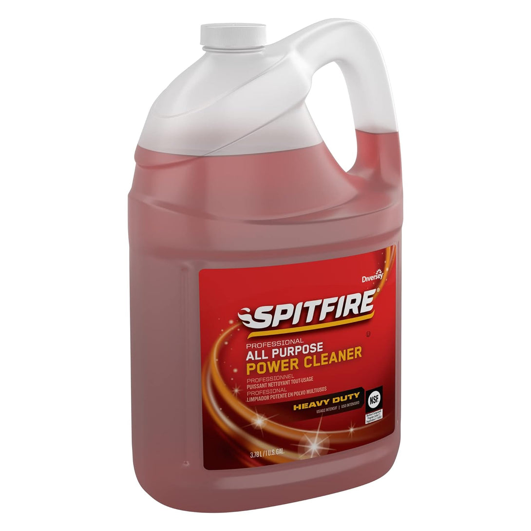 Spitfire CBD540045 Professional All Purpose Power Cleaner, Heavy Duty Degreaser Removes Resin, Paint, Oil, Ink, Gum, Pine Scent, Ready-To-Use Refill, 1-Gallon