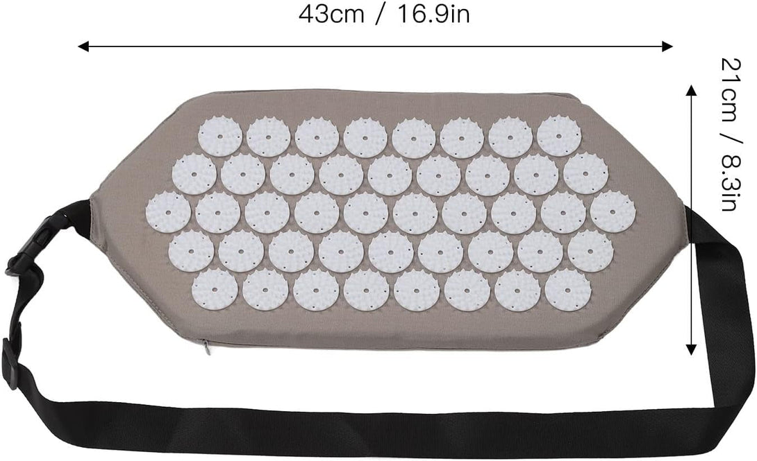 Acupressure Set, Acupressure Massage Belts Wrap Acupuncture Massage Belt Stress Reduce Pain Reduce Waist Acupuncture Mat for Home Outdoor Adults Women Man Back Pain Strap