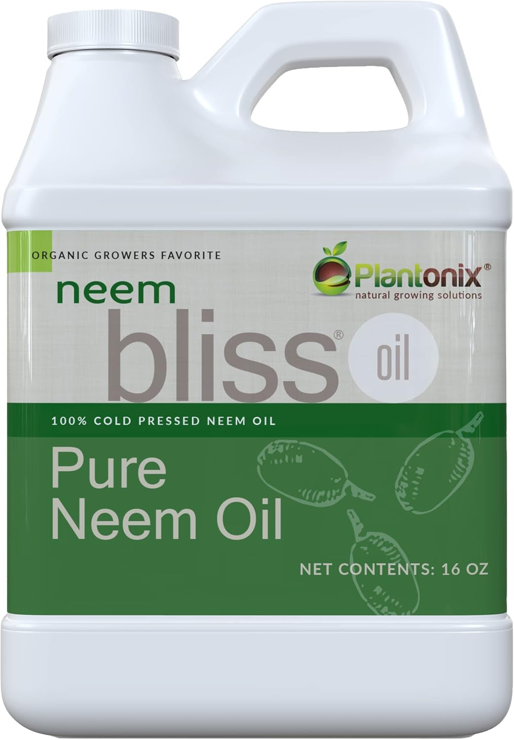 Neem Bliss (16 Fl Oz) - Pure Neem Oil Concentrate - 100% Cold Pressed Neem Oil - All-Natural Neem Oil Concentrate - Pure Neem Oil Extract - Unrefined Neem Oil for Hair - Neem Seed Oil Concentrate