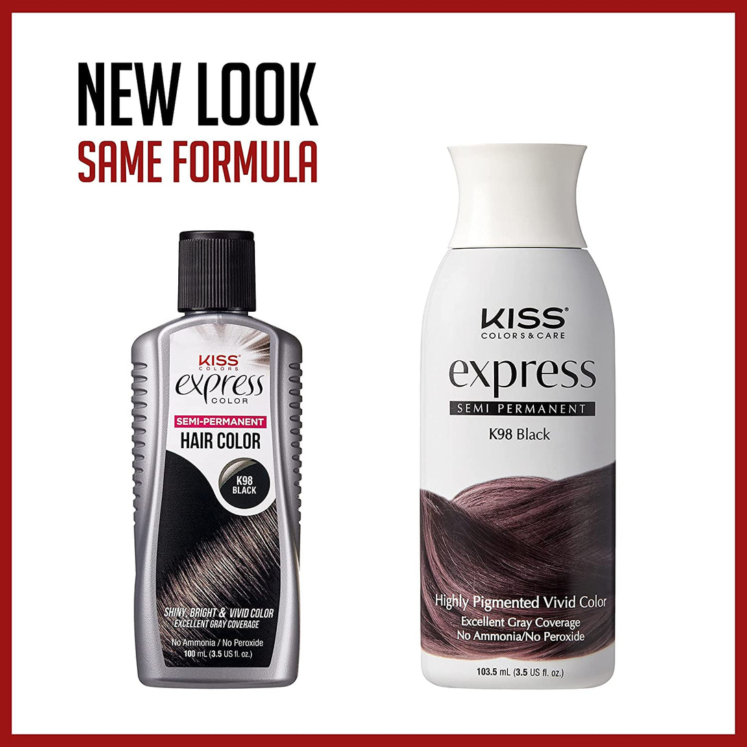 Kiss: Express Semi Permanent Hair Color - Darkest Brown K89-Darkest Brown