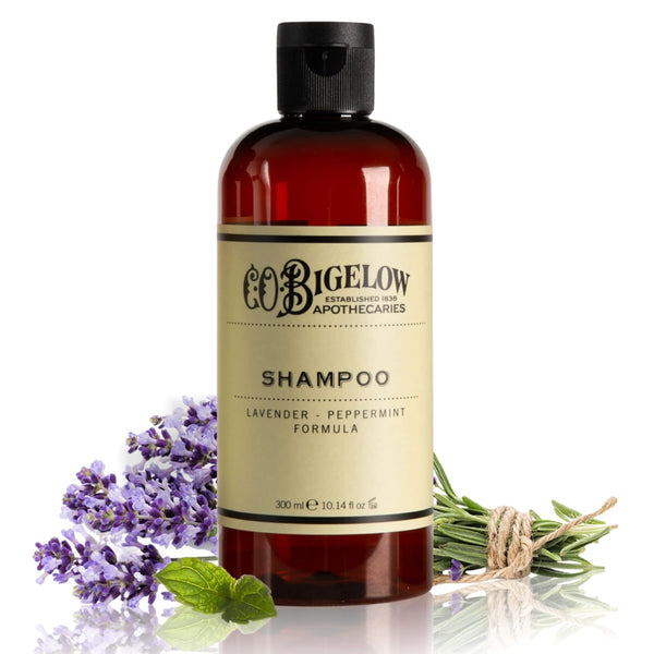 C.O. Bigelow Shampoo, Lavender Peppermint Shampoo Cleanses & Soothes Hair & Scalp, Luxury Shampoo for Men & Women, 10.4 Fl Oz.