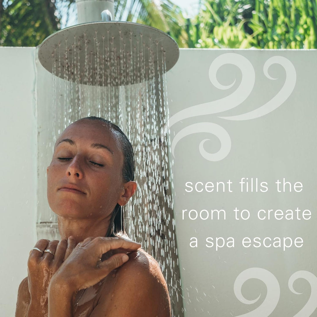 Hallu Mermaid Shower Bomb, Sea Salt Citrus Scent Shower Steamer, 80 G Each, 8 Packs of 2 (16 Total)