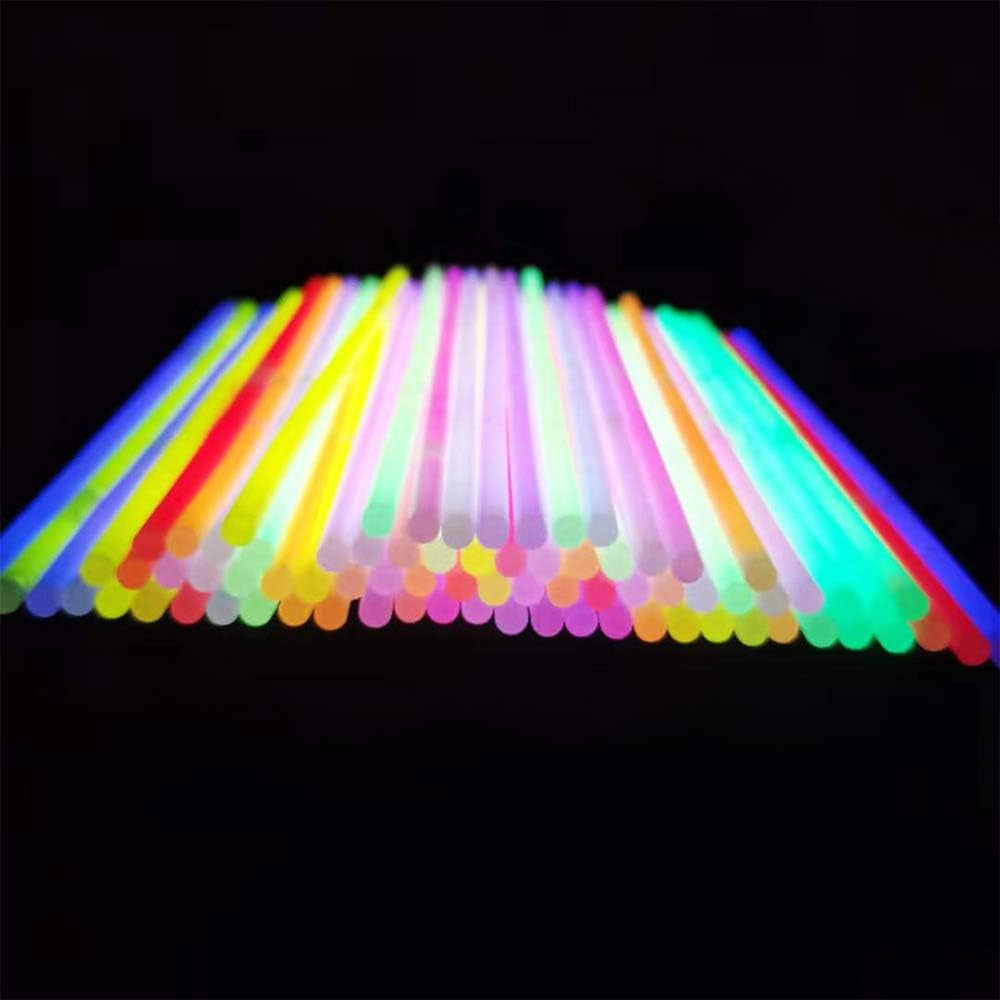 JOYIN 144 Pcs Glow Sticks Bulk 8" Glowsticks, Party Favor Glow Stick Bracelets Necklaces, Glow in the Dark Party Favors, Easter, Christmas, Halloween Party Supplies Pack