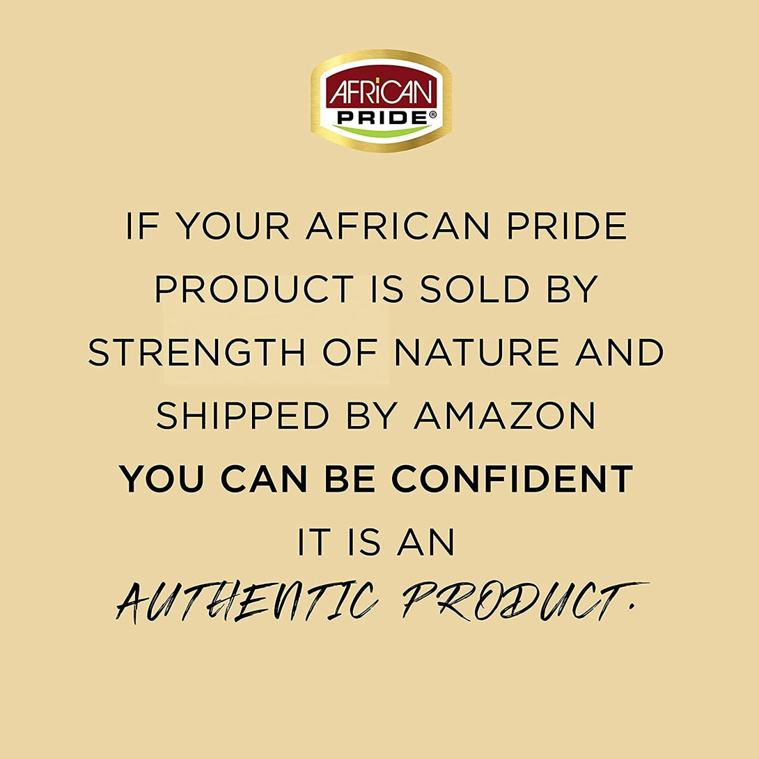 African Pride Moisture Miracle Coconut Oil & Baobab Oil Leave-In Hair Cream - Provides Intense Moisture & Helps Repair Natural Coils & Curls, Hydrates & Strengthens, 18 Oz