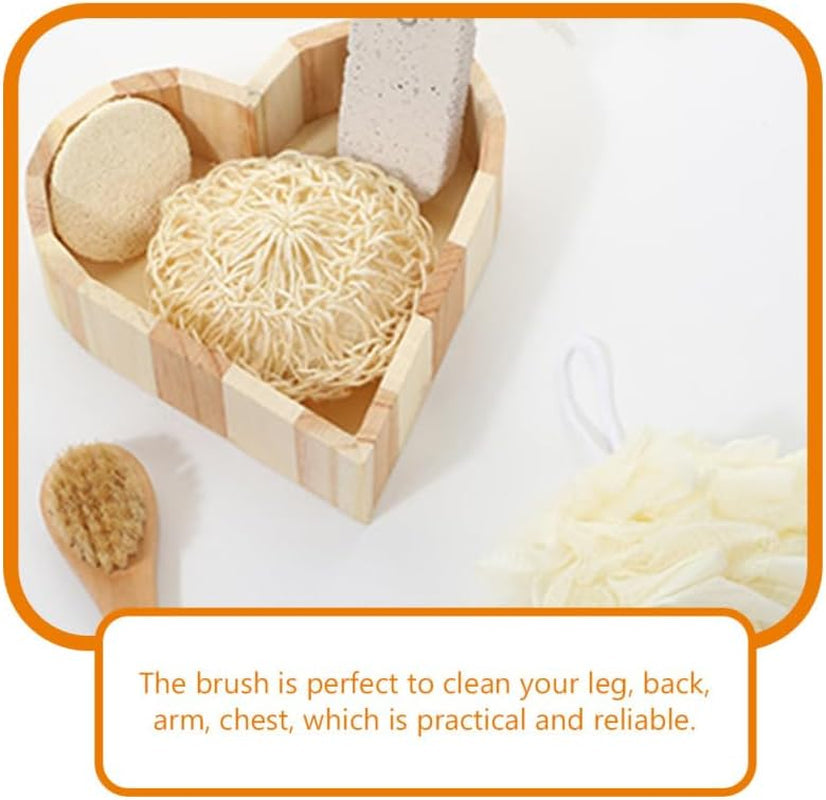 Skin Care Set Cleaning Tools Accessories Body Exfoliating Bath Shower Set Body Scrubber Bath Brush Toiletries Large Rope Loofah