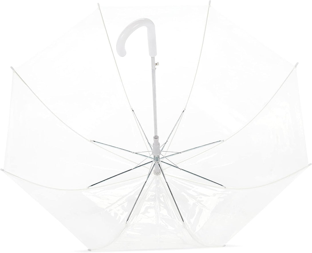 Amazon Basics Clear Bubble Umbrella, Round, 34.5 Inch