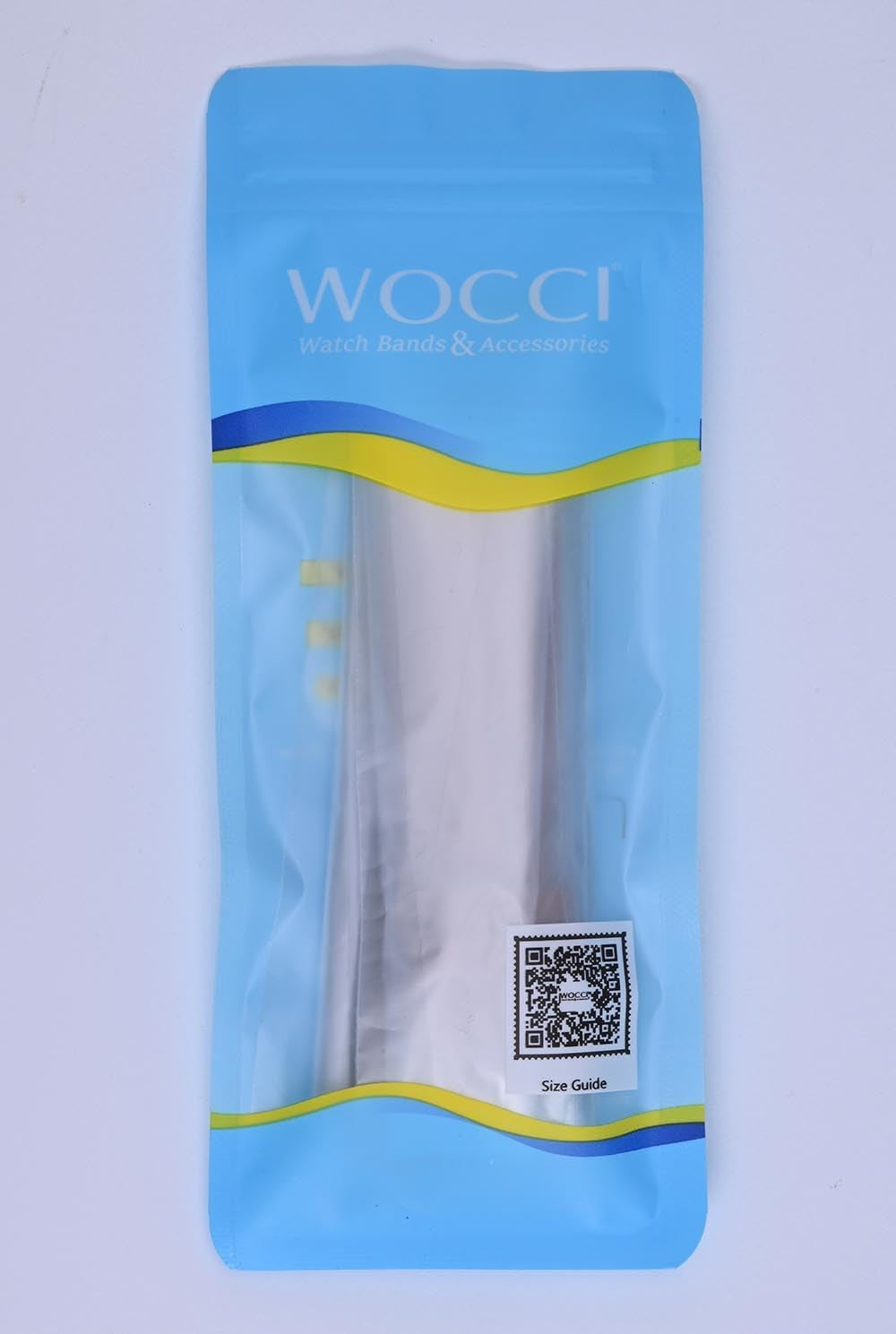 WOCCI 22Mm Adjustable Nylon Watch Band, Quick Release Sport Loop Strap (Black)