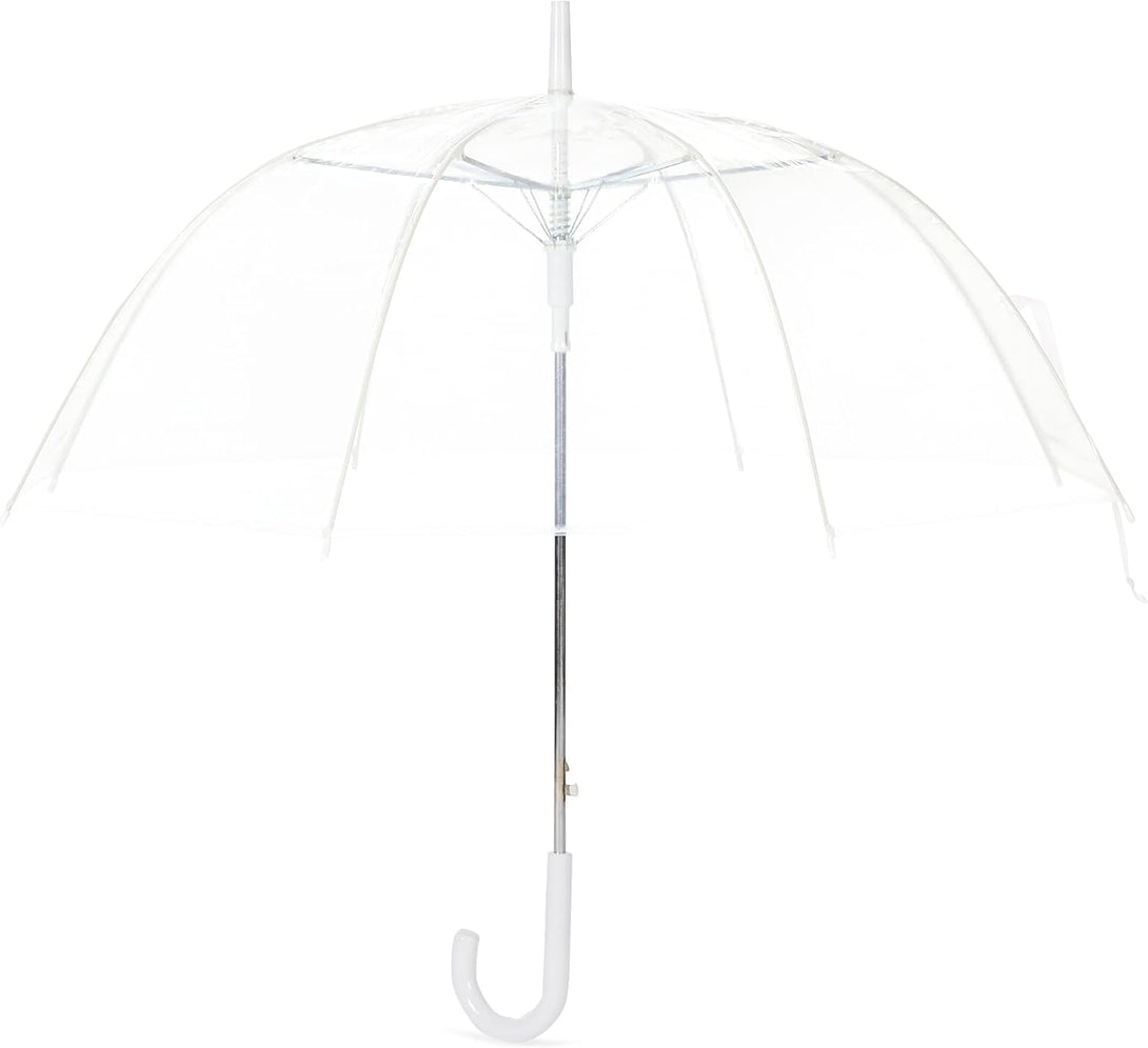 Amazon Basics Clear Bubble Umbrella, Round, 34.5 Inch