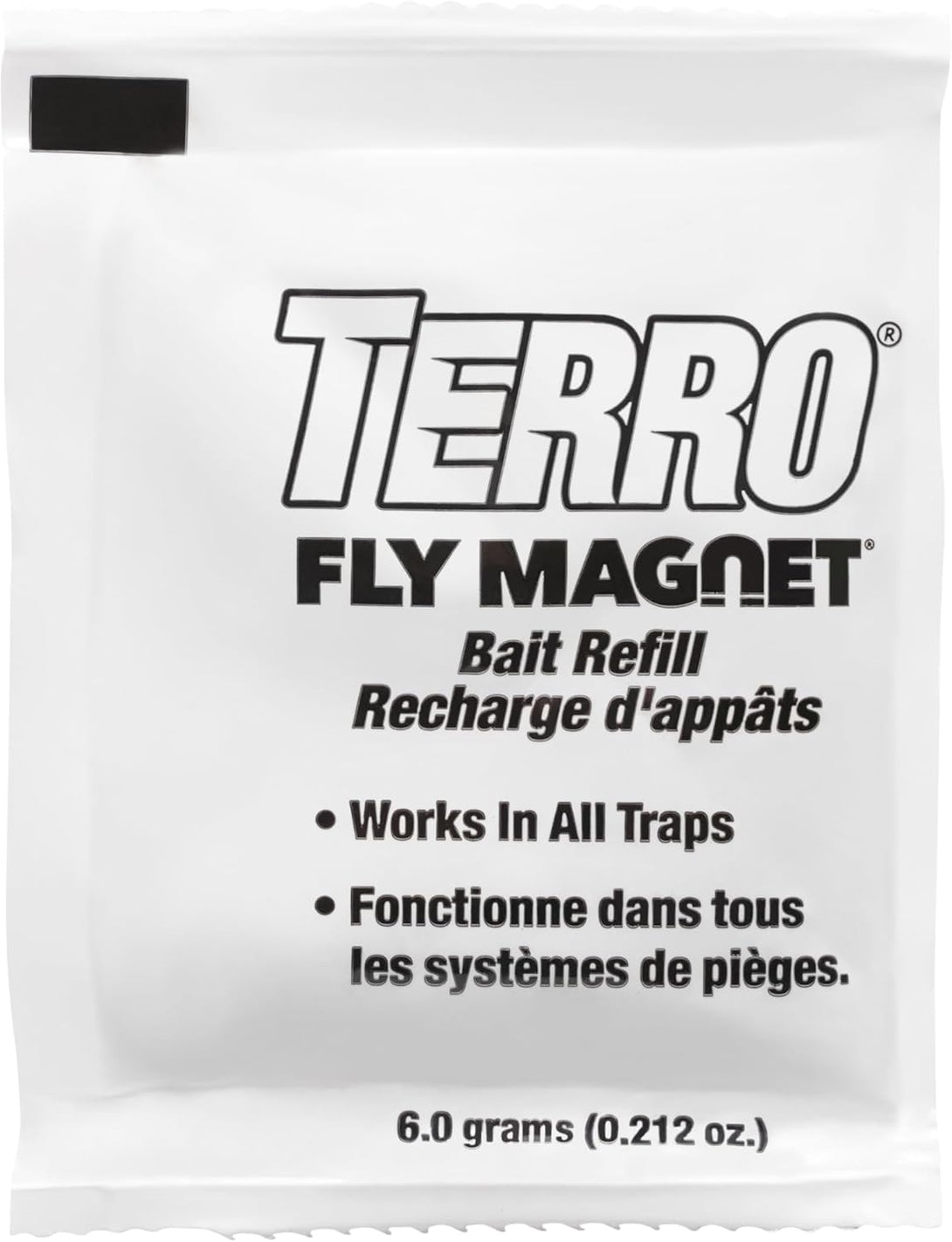 TERRO T380 Outdoor Reusable Fly Magnet Fly Trap - Poison Free Fly Killer and Trap with Bait