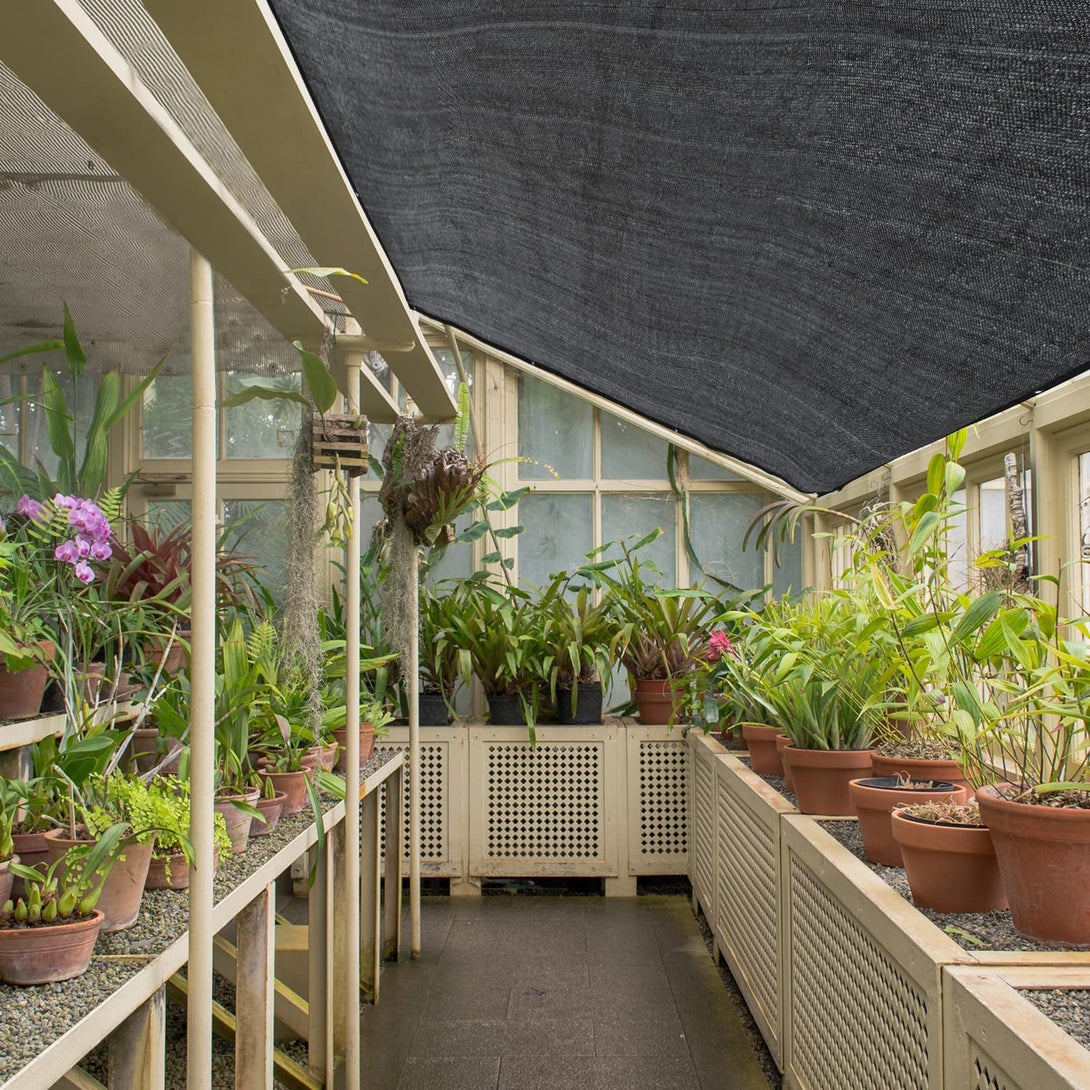 70% Garden Shade Cloth, 10X20Ft HDPE Mesh Tarp with Upgraded Grommets, Keten Uv-Resistant Outdoor Sun Shades for Greenhouse, Garden, Patio Plants, Pergola