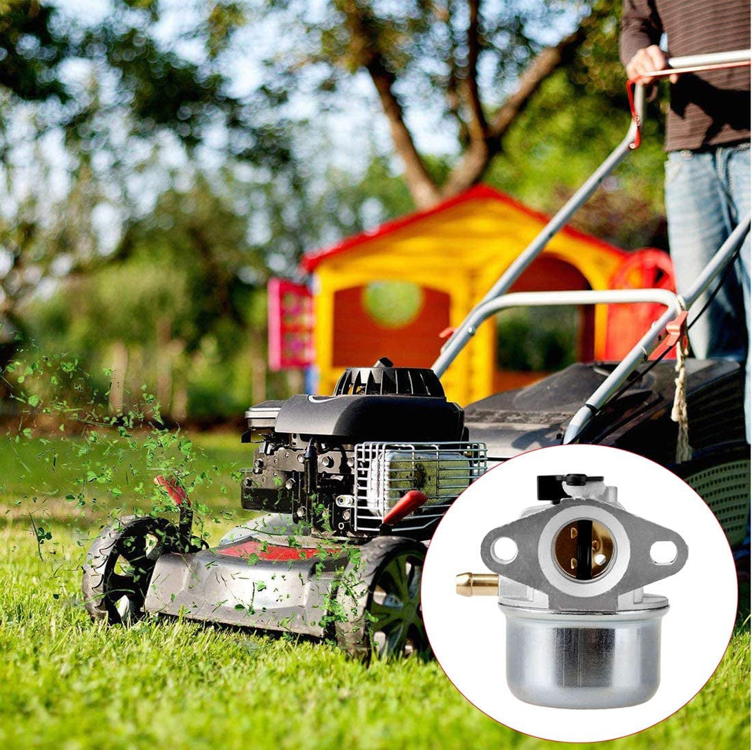 799868 Carburetor Compatible with Briggs & Stratton 498170 799872 694202 497586 498254 790821-14111 Carburetor +795259 Air Filter Cleaner Primer Base by LEIMO