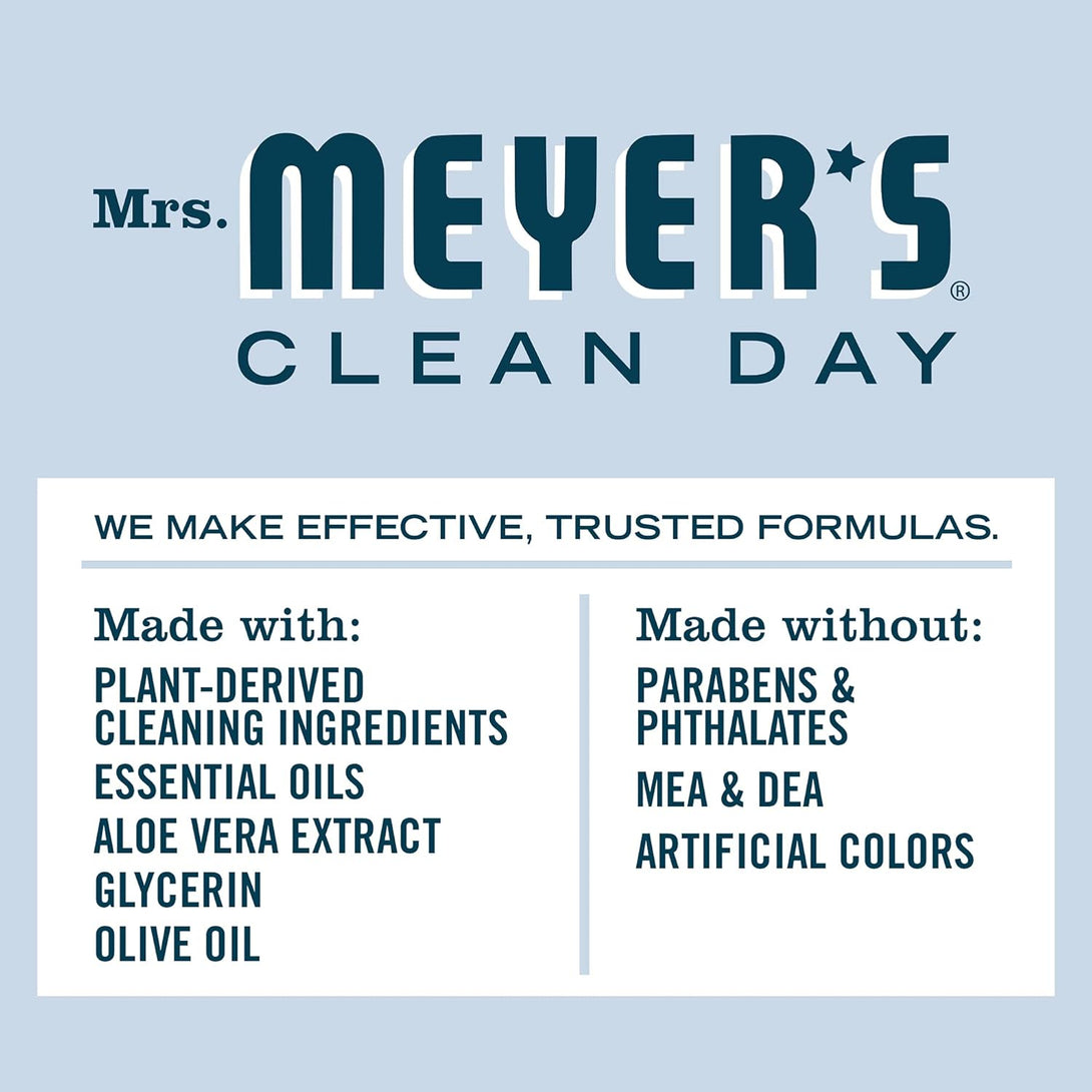 Mrs. Meyer'S Hand Soap, Made with Essential Oils, Biodegradable Formula, Limited Edition Snowdrop, 12.5 Fl. Oz - Pack of 3