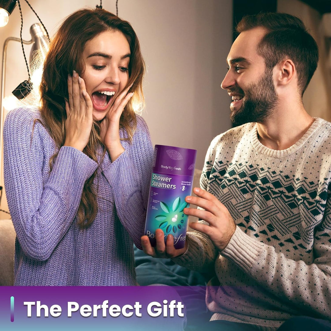 Shower Steamers Aromatherapy - Birthday Gifts for Women, 8 Pack Shower Bombs with Essential Oils, Stress Relief Spa Gifts for Women Mom, Graduation Gifts for Her Him