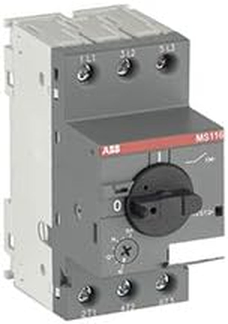ABB MS116-1.6 Manual Motor Starter, 1 - 1.6 A, 0.75 Hp
