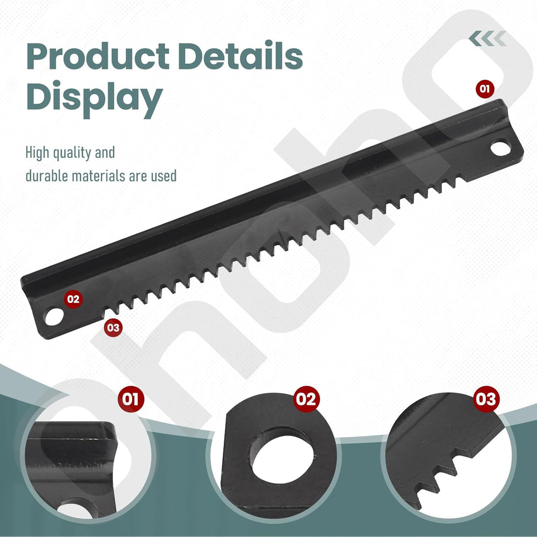 783-06988A Steering Rack Plate - by Ohoho - Compatible with MTD, Craftsman, Troy-Bilt Lawn Mower, with Steering Shaft Pinion Gear & Bushing